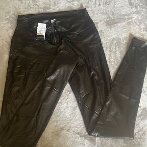 Bebe liquid “like” leather pants